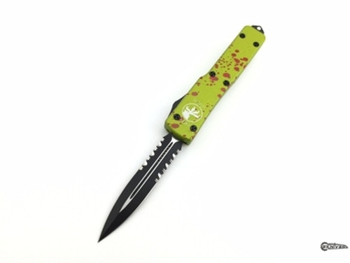 Microtech UTX-70 Zombie DE Black Serrated