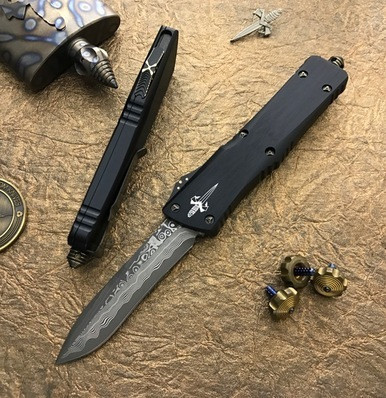 Marfione Combat Troodon Recurve Brass Ringed Hattori Cowry Damascus