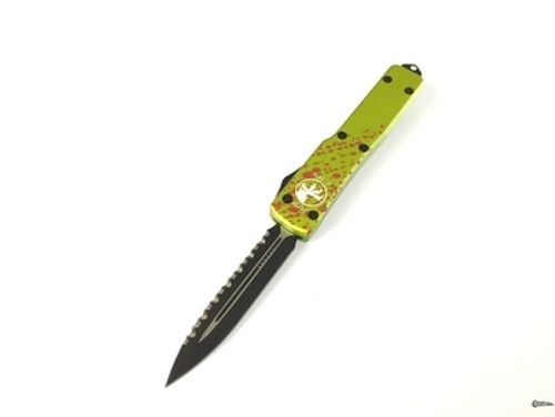 Microtech UTX-70 Zombie OTF Black Serrated D/E