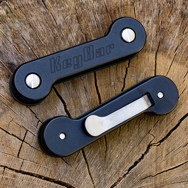 KEYBAR Black Aluminum Pocket Key Organizer