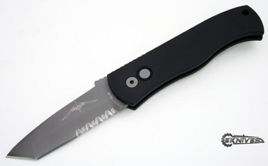 PROTECH KNIVES EMERSON CQC7 AUTO 3.25Ì´Ì_ÌÎÌ_ TANTO BEAD BLAST SERRATED E7T02