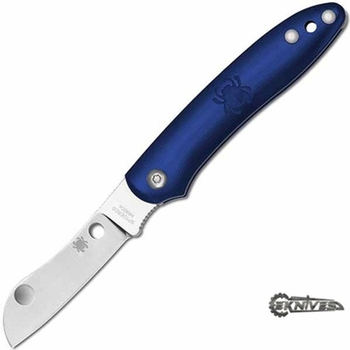 SPYDERCO ROADIE SLIP JOINT KNIFE BLUE FRN 2" SATIN C189PBL