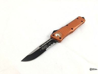 MICROTECH COMBAT TROODON ORANGE OTF S/E BLACK COMBO 143-2OR