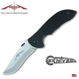 EMERSON KNIVES MINI COMMANDER 3.4" SF SATIN PLAIN BLADE