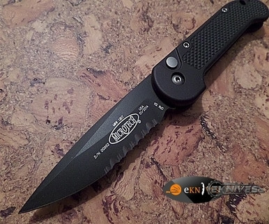 MICROTECH MINI UDT 2.3" BLACK COMBO 155-2