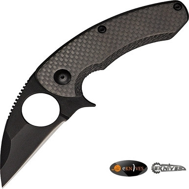 BROUS BLADES SILENT SOLDIER BLACK FLIPPER FRAME LOCK