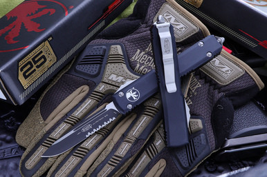 Microtech Ultratech OTF Automatic Knife S/E 3.4" 204P Serrated 121-2