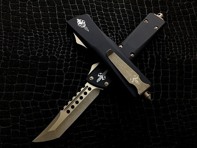 Marfione Custom Hellhound Combat Troodon M390 Tanto Bronze Apocalyptic