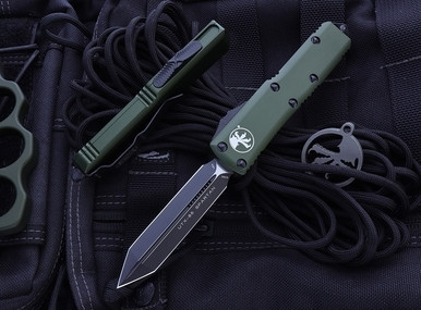 Microtech UTX-85 OD Green OTF Spartan Black 230-1OD