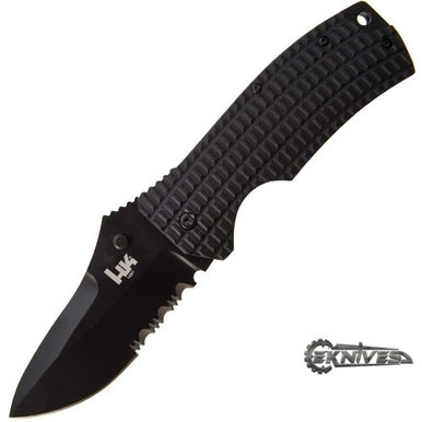 BENCHMADE HK CONSPIRACY 14201SBT FOLDER SERRATED BLADE