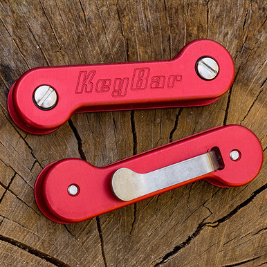 KEYBAR Red Aluminum Pocket Key Organizer Tool