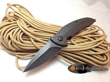 BROUS BLADES CALIBER CARBON FIBER FLIPPER ACID STONEWASH