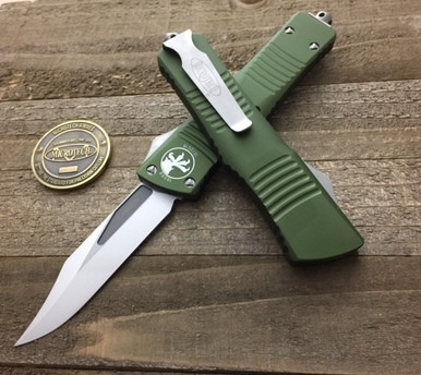 Microtech Combat Troodon OD Green OTF Bowie Satin 146-4OD