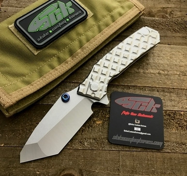 Skike Custom Knives Rogue Shark Titanium One Off Blade Show 2017