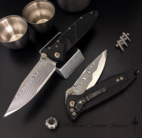 Marfione Custom Socom Elite Stingray Inlay Bronze Accents SE Stellite Nichols Damascus