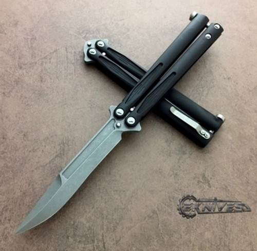 Microtech Tachyon III Balisong SE Apocalyptic Stonewash 173-10AP