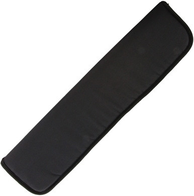 Knife Case Padded Fleece Lined Zippered Pouch 21" Black
