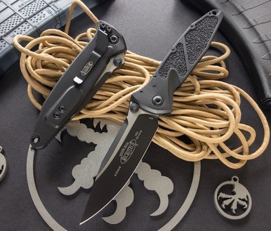Microtech Socom Elite Cerakote Aluminum Manual S/E Black 160-1CBK