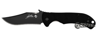 KERSHAW CQC2K EMERSON FOLDER 2.75" BLACK PLAIN 6024BLK