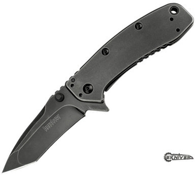 KERSHAW CRYO II BLACKWASH TANTO ASSISTED FLIPPER 1556TBW