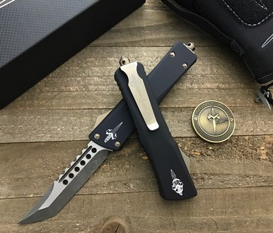 Microtech Marfione Hellhound Custom Combat Troodon Bronze Accents M390 Fallout Finish