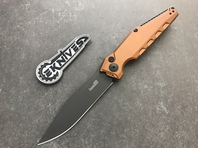 Kershaw Galyean Launch 7 Auto Earth Brown 3.75" Black 7900EB