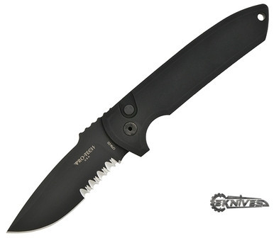 PROTECH LES GEORGE ROCKEYE KNIFE 3.3" BLACK COMBO