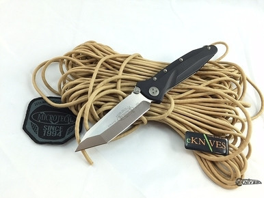 MICROTECH SOCOM DELTA ALUMINUM TANTO 4" SATIN PLAIN A163-4