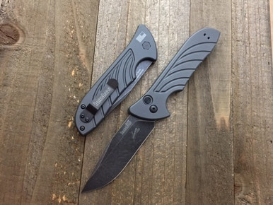 Kershaw Launch 5 Gray Emerson Auto Blackwash 7600GRYBW