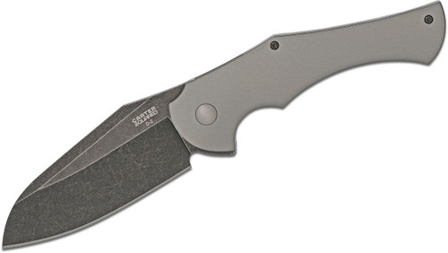 OKC Ontario Carter 2quared Titanium Framelock D2 Blackwash Robert Carter