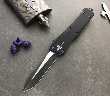 Marfione Combat Troodon Recurve Purple Haze Dark M390 Matter Finish