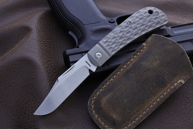 Enrique Pena Custom Lanny's Clip SlipJoint 2.75" Satin Rubbed CPM-154