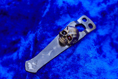 Steel Flame 3D Darkness Warrior Ruby Torch Clip Tactical Flashlight