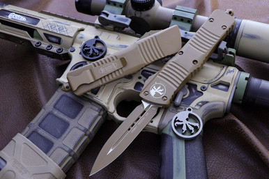 Microtech Combat Troodon Dark Earth Cerakote OTF 142-1CDE
