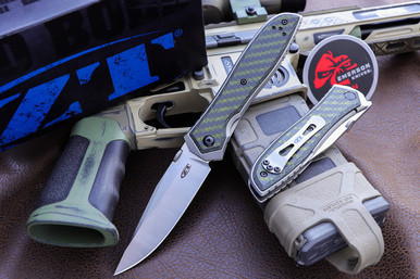 Zero Tolerance 0640 Emerson Folding Knife Carbon Fiber/Titanium 3.75\" 20CV Satin ZT 0640
