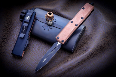 Microtech UTX-85 Copper Top OTF Double Edge 232-1CP