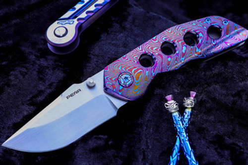 Enrique Pena Custom Rhino Timascus Satin Rubbed CPM-154