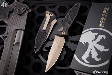 Microtech Socom Elite Automatic Signature Series S/E Bronze 160A-13SS