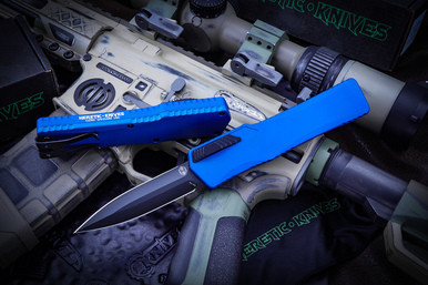 Heretic Knives Cleric Blue OTF Bayonet DLC