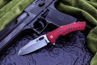 ED Cope SR.33F Red Carboquartz Hand Rubbed