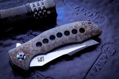ED Cope Designs T22 Milled Titanium Anodized XHP Acid Wash