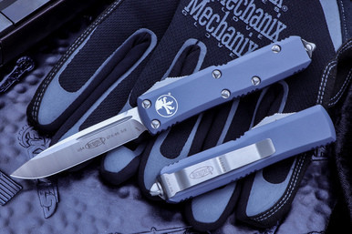 Microtech UTX-85 Gray OTF Satin 231-4GY