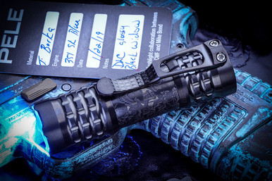 Ti2/CWF Pele' Borka Skull Etch Torch DLC Blue Secondary