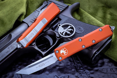 Microtech UTX-85 Orange OTF Satin Tanto 233-4OR