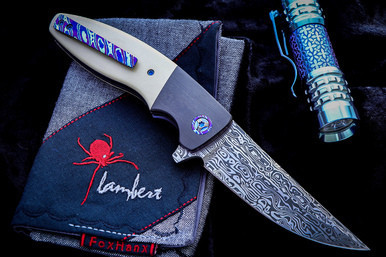Kirby Lambert Crossroads Westinghouse, MokuTi Accents, Damasteel Blade