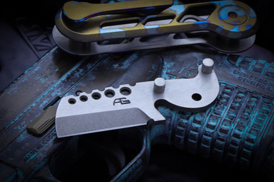Griego Knives KEYBAR Cleaver Blade Insert D2 Blasted Two Tone Finish
