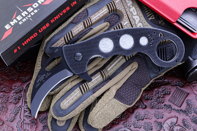 Emerson Combat KARAMBIT BT Flipper Knife Wave (2.6" Blade)