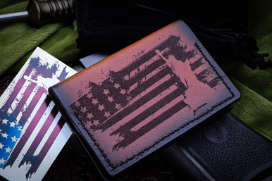 Extremaddiciton/Sergey Rogovets Leather Wallet (Flag Logo)