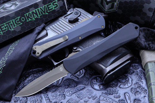 Heretic Knives Manticore X OTF Automatic D/E 3.75" Bronze Recurve H033-7A