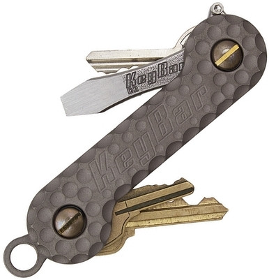 KEYBAR Titanium Cratered Pocket Key Organizer